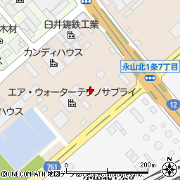 北海道旭川市永山北２条6丁目2周辺の地図