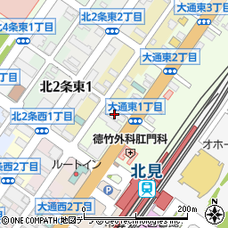 北見練成会周辺の地図