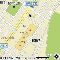 ＤＣＭ桜町店周辺の地図