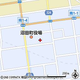 沼田町役場　産業創出課周辺の地図