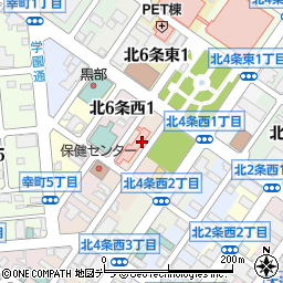 北見北斗病院周辺の地図