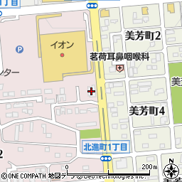 創価学会北見平和会館周辺の地図