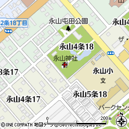 永山神社周辺の地図