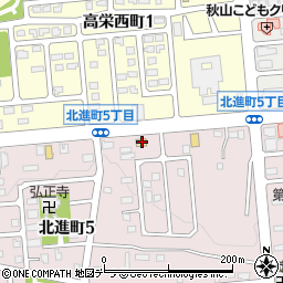 札幌海鮮丸　北見店周辺の地図