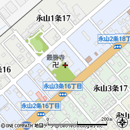 北海道旭川市永山２条17丁目1周辺の地図