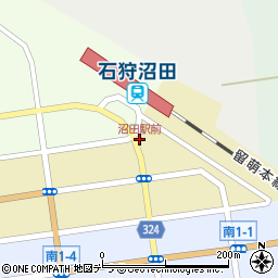 沼田駅前周辺の地図