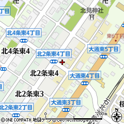 ミドリ安全北海道株式会社北見駐在所周辺の地図