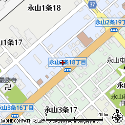 クリタ北海道株式会社　旭川営業所周辺の地図
