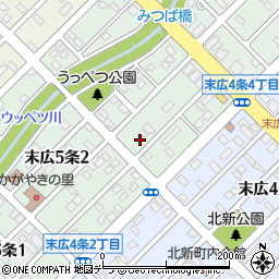 北海道旭川市末広５条3丁目2-29周辺の地図