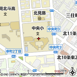 〒090-0034 北海道北見市中央町の地図