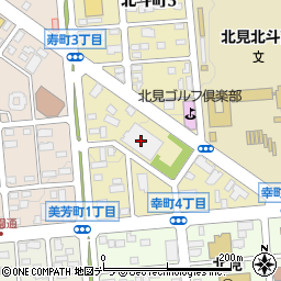 日本放送協会北見放送局周辺の地図