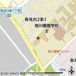 北海道旭川養護学校周辺の地図
