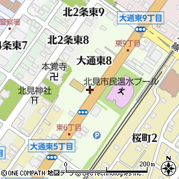 日清製粉株式会社北海道小麦センター周辺の地図
