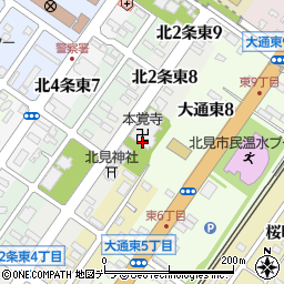 本覚寺寺務専用周辺の地図