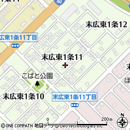 シャンノール末広東周辺の地図