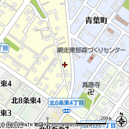 北海道北見市三楽町30周辺の地図