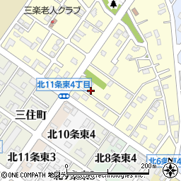 北海道北見市三楽町95周辺の地図