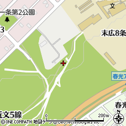 北海道旭川市近文５線周辺の地図