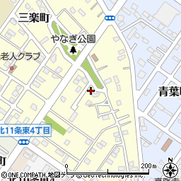 北海道北見市三楽町70-30周辺の地図