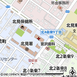 北海道農政事務所北見支局　地方参事官室周辺の地図