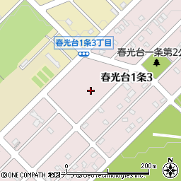 北海道旭川市春光台１条3丁目3周辺の地図