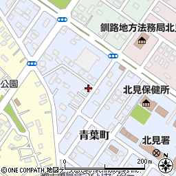 北海道北見市青葉町11-30周辺の地図