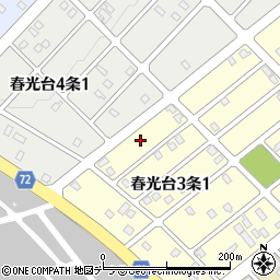 北海道旭川市春光台３条1丁目3周辺の地図