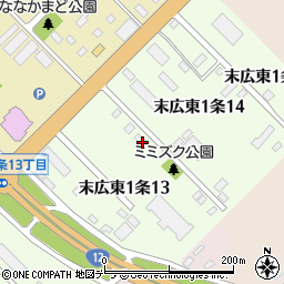 丸善佐藤食品株式会社　旭川営業所周辺の地図