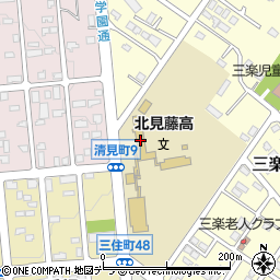 北海道北見市三楽町213周辺の地図