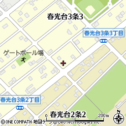 セイコーマート春光台３条店周辺の地図