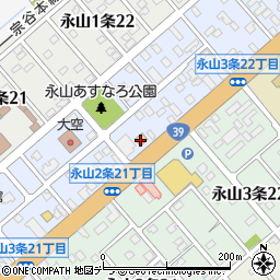 セイコーマート永山２条店周辺の地図