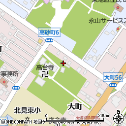高台寺　寺務所周辺の地図