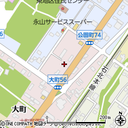 札幌海鮮丸　北見大通店周辺の地図