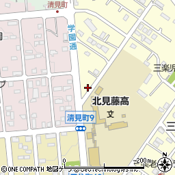 北海道北見市三楽町219周辺の地図