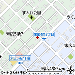 北海道旭川市末広５条7丁目10-10周辺の地図