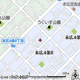 北海道旭川市末広４条8丁目6周辺の地図