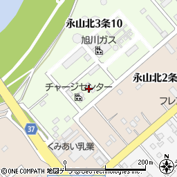 株式会社エネサンス北海道　旭川支店周辺の地図