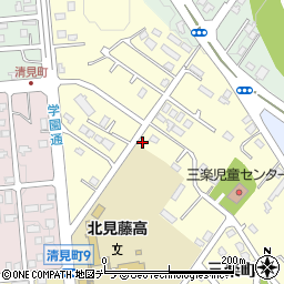 北海道北見市三楽町202周辺の地図