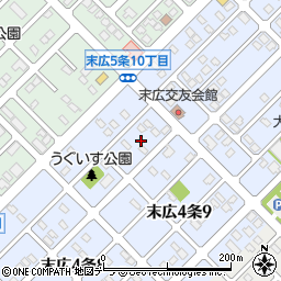 北海道旭川市末広４条9丁目7周辺の地図