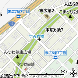 北海道旭川市末広６条周辺の地図