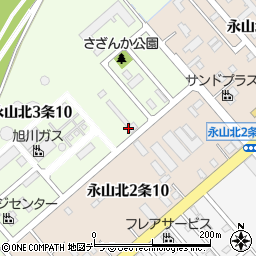 大立運輸株式会社　旭川営業所周辺の地図