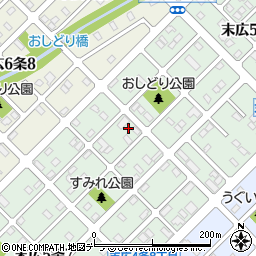 北海道旭川市末広５条8丁目7-10周辺の地図