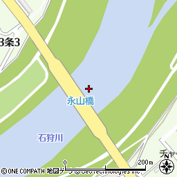 永山橋周辺の地図