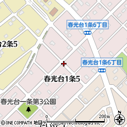 北海道旭川市春光台１条周辺の地図