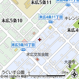 北海道旭川市末広４条10丁目4周辺の地図