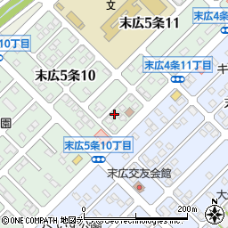 北海道旭川市末広５条10丁目8-4周辺の地図