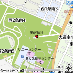 美幌神社周辺の地図