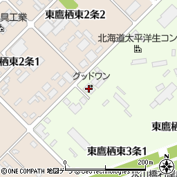 ノース物産株式会社　クリスタルクララ北海道周辺の地図