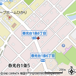 北海道旭川市春光台１条6丁目周辺の地図