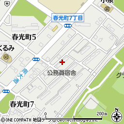 クラージュ春光１周辺の地図